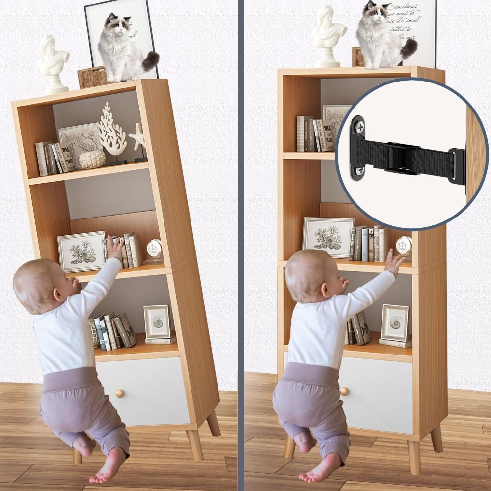 อุปกรณ์ยึดเฟอร์นิเจอร์กันแผ่นด - Earthquake Anchor Strap บทวิจารณ์และราคา