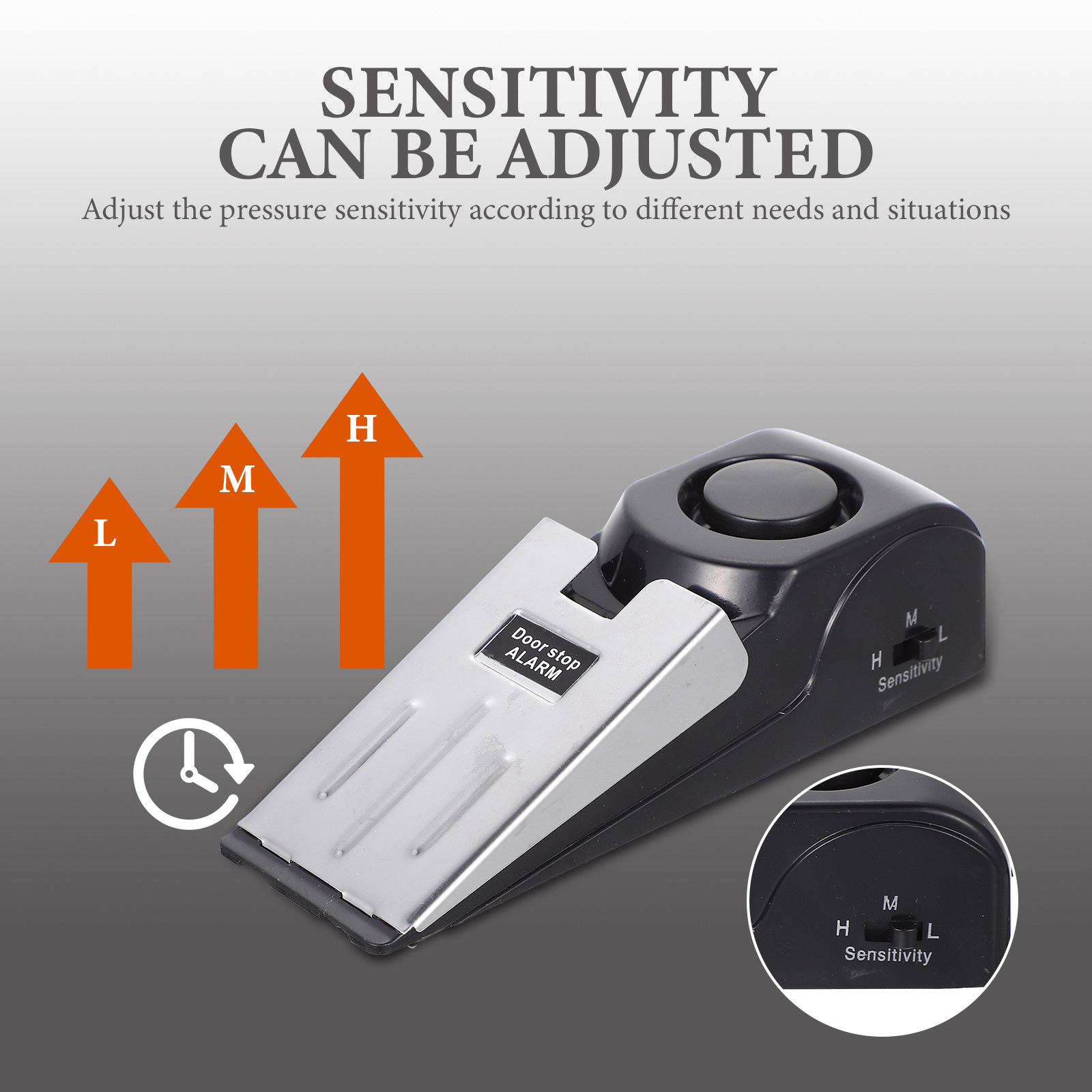 ตัวกั้นประตูแบบกดพร้อมสัญญาณเต - Door Stop Alarm บทวิจารณ์และราคา