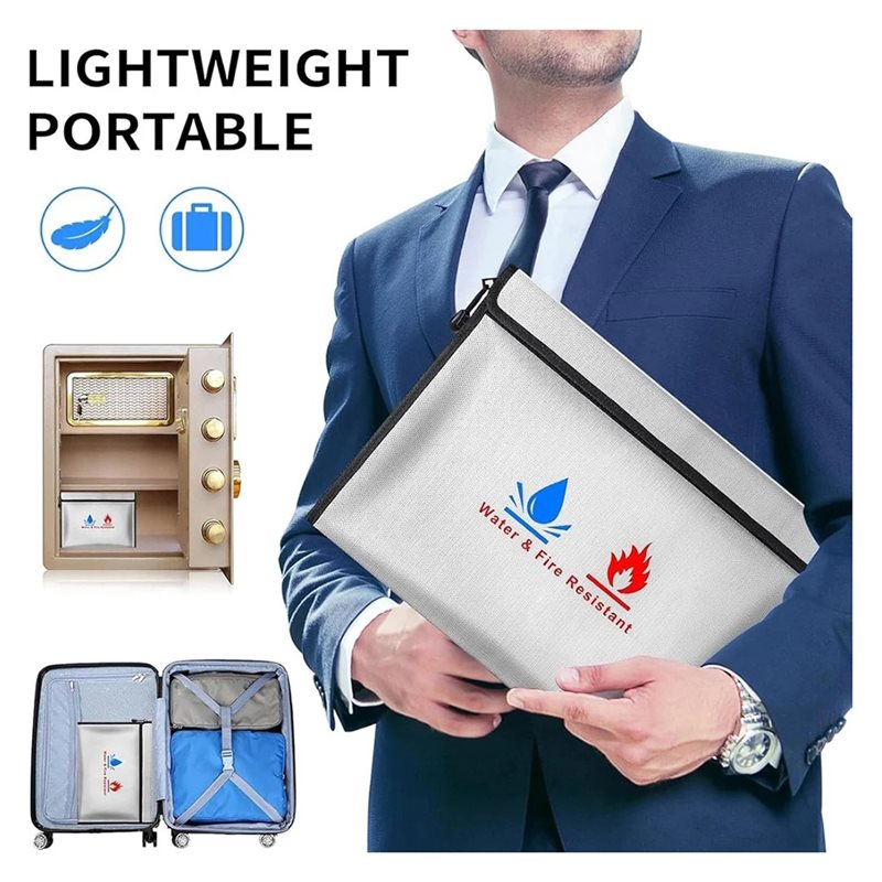 กระเป๋าเก็บเอกสารกันไฟและกันน้ - Fire Safe Document บทวิจารณ์และราคา