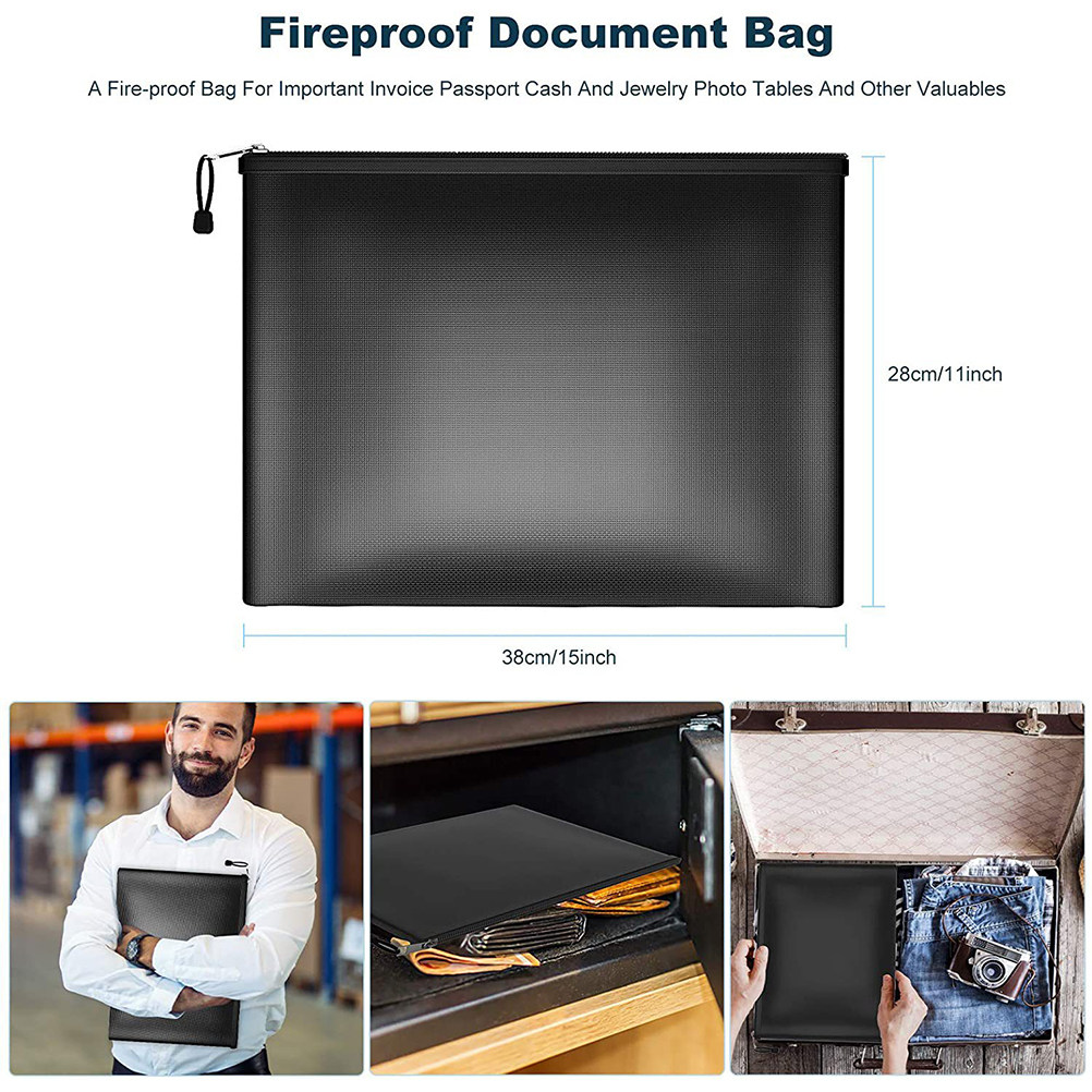 กระเป๋าใส่เอกสารกันไฟและกันน้ำ - Fire Safe Document บทวิจารณ์และราคา