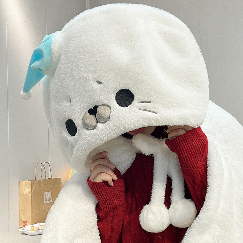 เสื้อคลุมขนนุ่มลายแมวน้ำน่ารัก - Fire Blanket Kitchen บทวิจารณ์และราคา