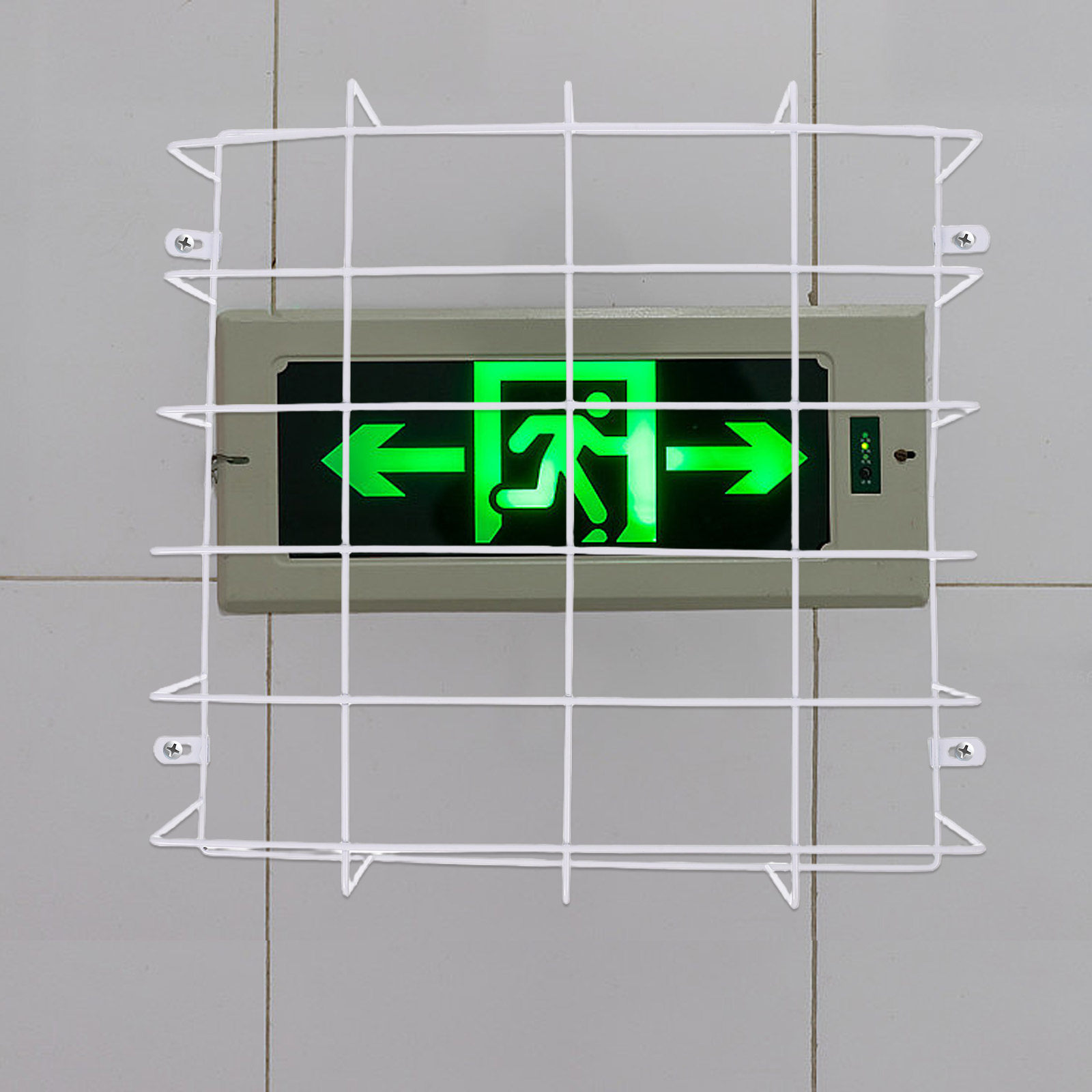 โครงป้องกันไฟฉุกเฉิน ตาข่ายลวด - Emergency Exit Sign บทวิจารณ์และราคา