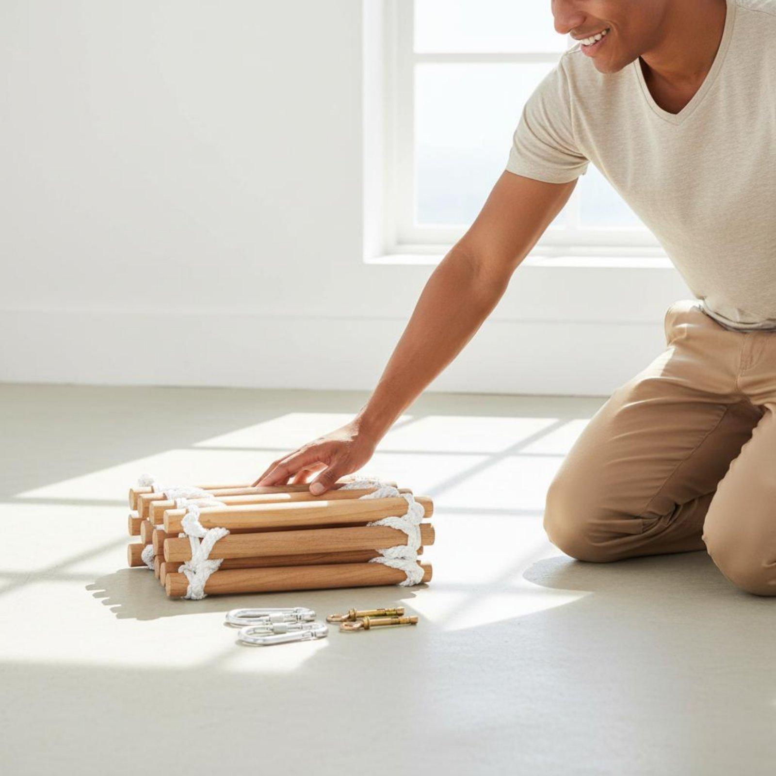 บันไดเชือกยืดหยุ่นสำหรับหนีภัย - Fire Escape Ladder บทวิจารณ์และราคา
